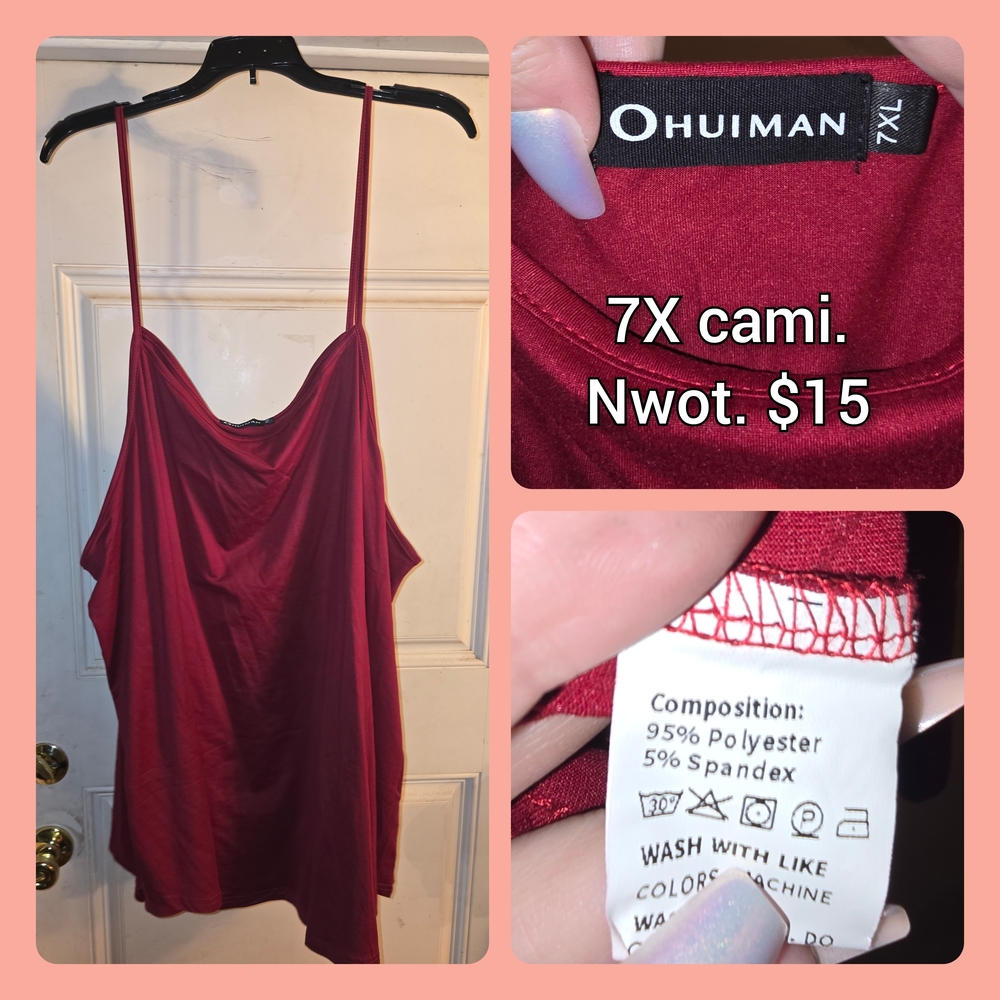 Women's Burgundy Cami Top